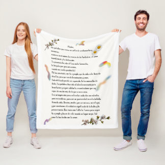 ’Homenaje a Mamá’ Fleecefilt