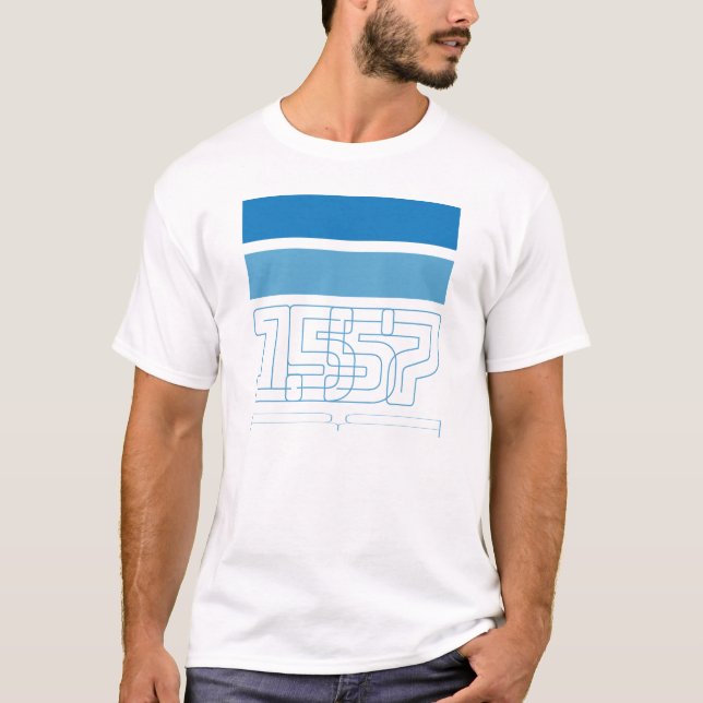 Homenaje al simbolo Igual = Linea Matematicas T Shirt (Framsida)