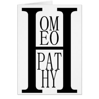Homeopathy Hälsningskort