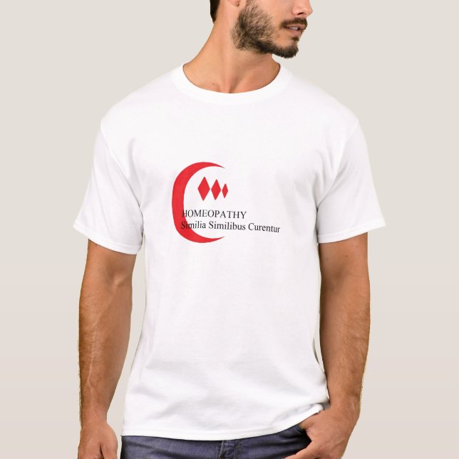 Homeopathy T Tee Shirt (Framsida)