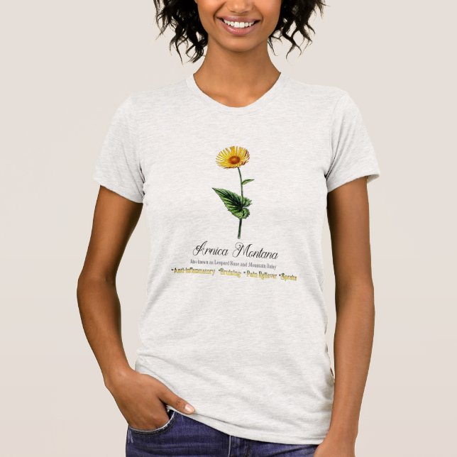 Homeopati Arnica Montana  T Shirt (Framsida)