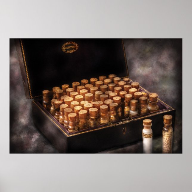 Homeopatika - HC Gluyties Homeopatisk Poster (Framsidan)