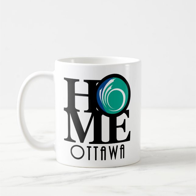 HOMEOttawa 11oz (flagga) Kaffemugg (Vänster)