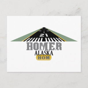 Homer Alaska - Airport Runway Vykort