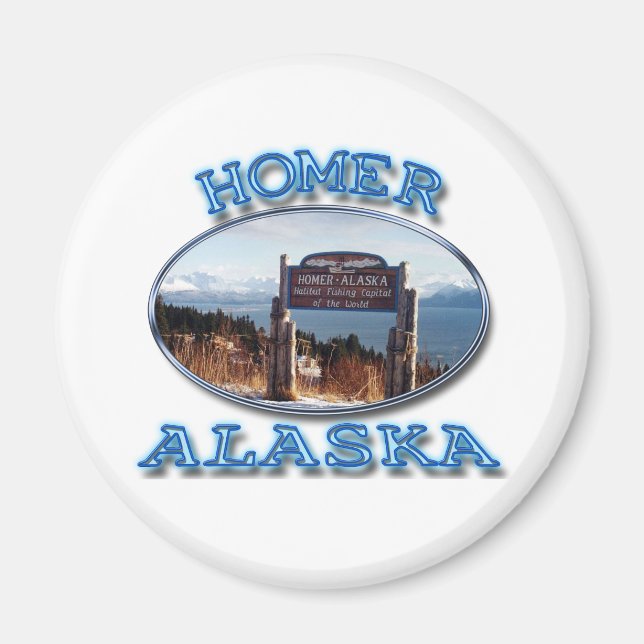 HOMER, ALASKA MAGNET (Framsidan)