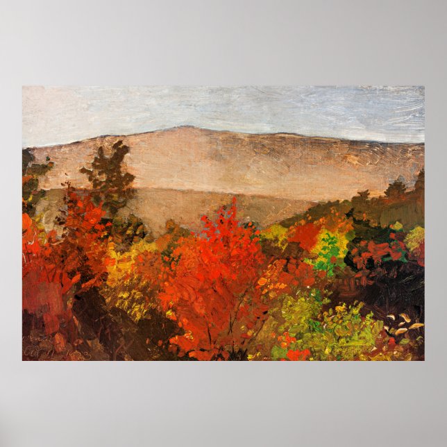 Homer - Autumn Treetops Poster (Framsidan)