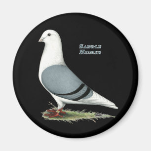 Homer blåttsadel magnet
