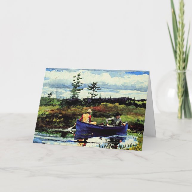 Homer - Blue Boat, Kort (Framsida)