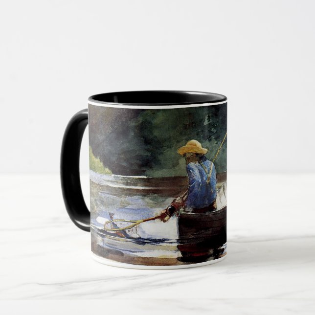 Homer - Boy Fishing, bra Art. Mugg (Framsida vänster)