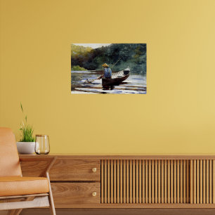 Homer - Boy Fishing Poster