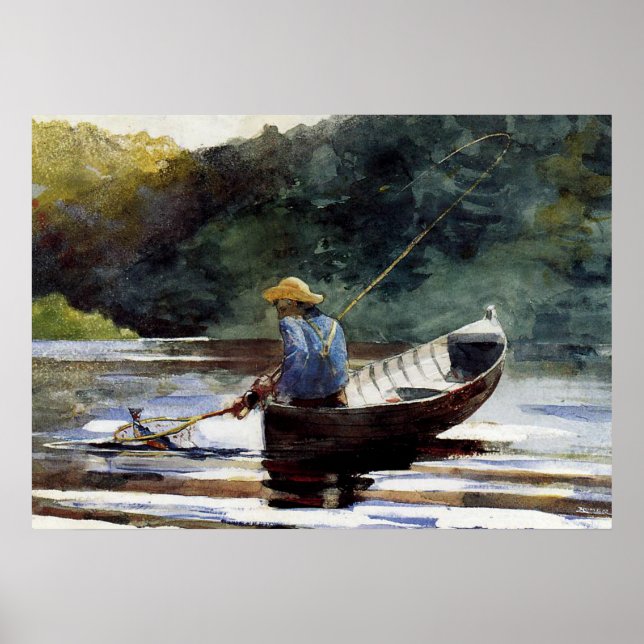 Homer - Boy Fishing Poster (Framsidan)