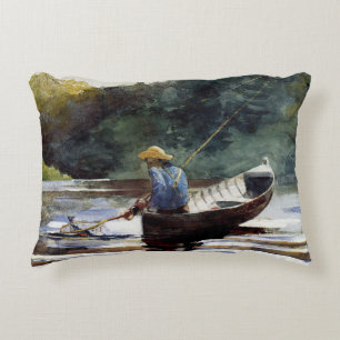 Homer - Boy Fishing Prydnadskudde