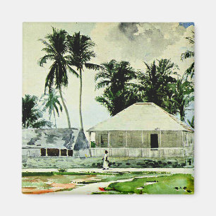 Homer - Cabins, Nassau, berömdens målning, Magnet