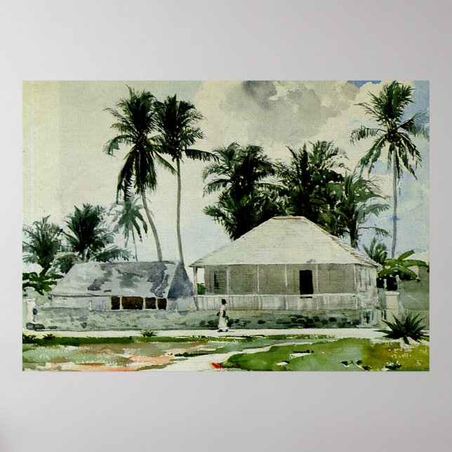Homer - Cabins, Nassau Poster (Framsidan)