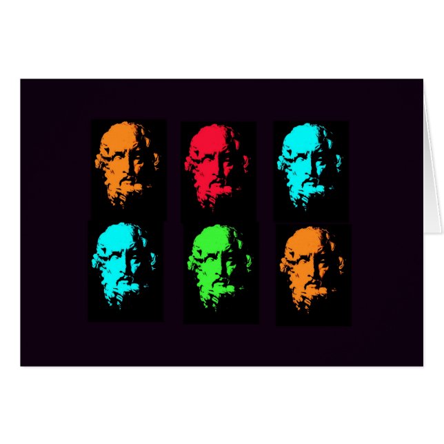 Homer Collage Hälsningskort (Framsidan Horizontal)