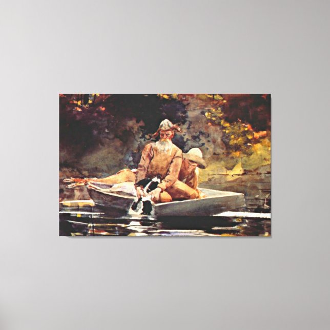 Homer - Efter hunt Canvastryck (Framsida)