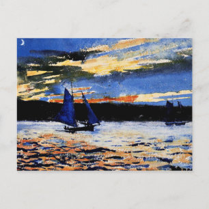 Homer - Gloucester Sunset Vykort