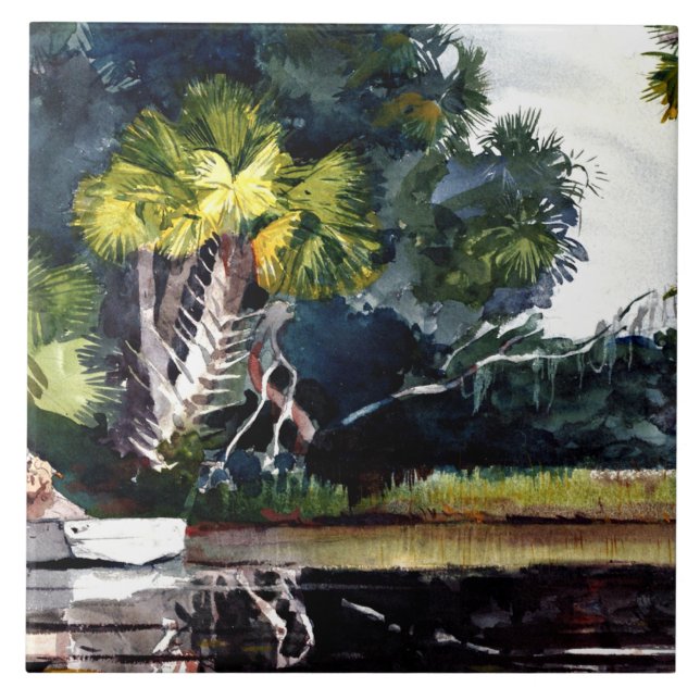 Homer - Homosassa Jungle Kakelplatta (Framsidan)
