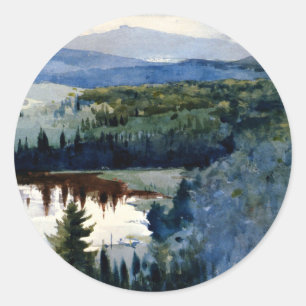 Homer - Indiska byn, Adirondacks Runt Klistermärke