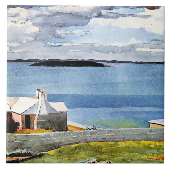 Homer - Inland Vatten, Bermuda Kakelplatta (Framsidan)