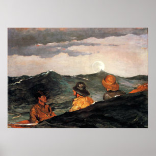 Homer - Kissing Måne Poster