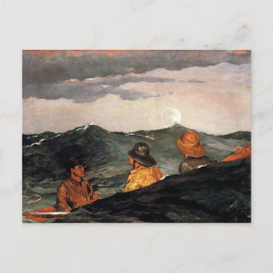 Homer - Kissing Måne Vykort