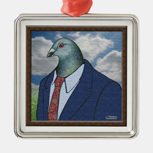 Homer Kostym Framed Julgransprydnad Metall (Framsidan)