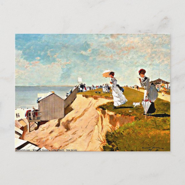 Homer - Long Branch, New Jersey Vykort (Framsida)