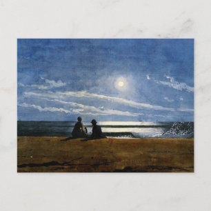 Homer - Moonlight, bra konsmålning, Vykort