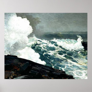 Homer - Noreaster, bra konsmålning, Poster