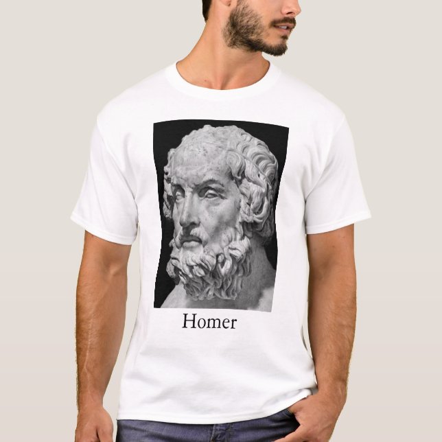 Homer och iliaden tee (Framsida)