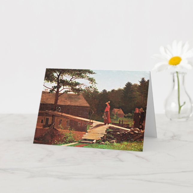 Homer - Old Mill, berömd-målning, Kort (Liten växt)