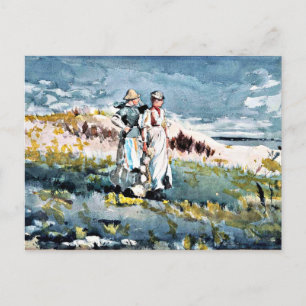 Homer - The Dunes, bra Art-målning Vykort