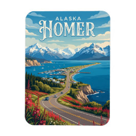 Homer USA Magnet