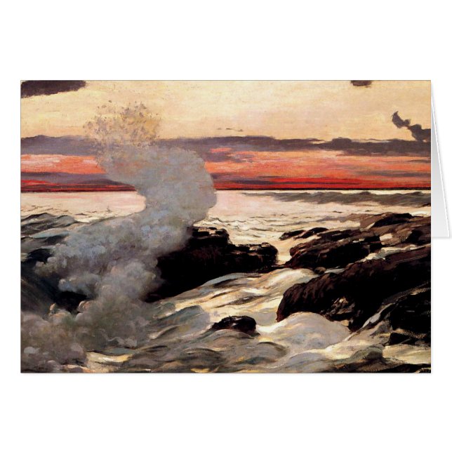 Homer - Väster Point, Prout's Nacke Hälsningskort (Framsidan Horizontal)