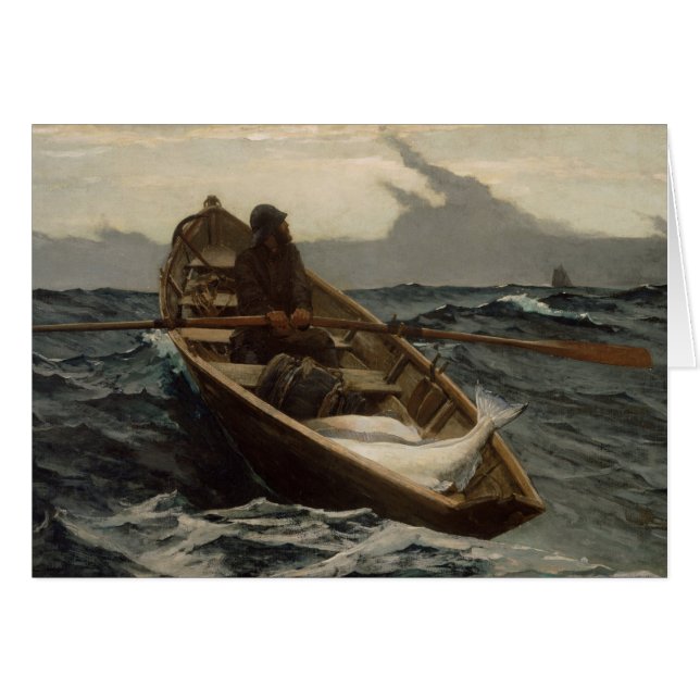 Homer Winslow konstarbete Hälsningskort (Framsidan Horizontal)