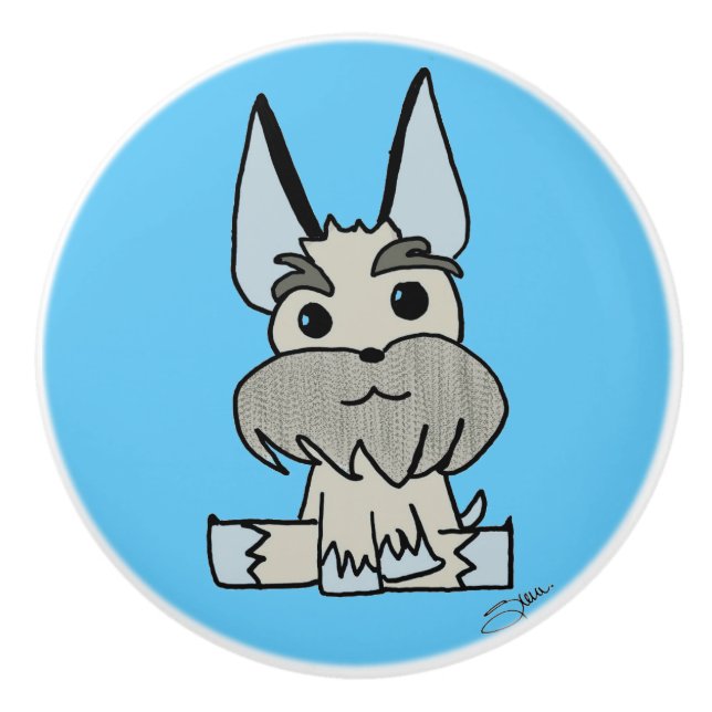 Homero the Hund Ceramic Knob Knopp (Framsidan)