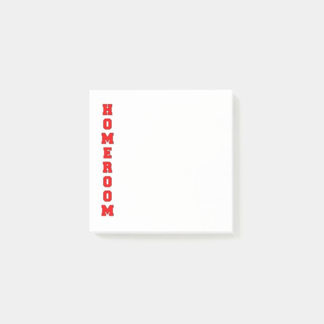 Homeroom Post-it Block (Framsida)