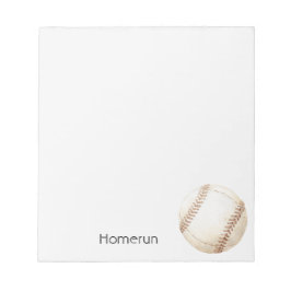 Homers Baseboll Anteckningsblock