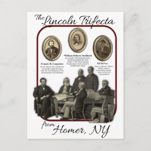 Homers Lincoln Trifecta Postcards Vykort