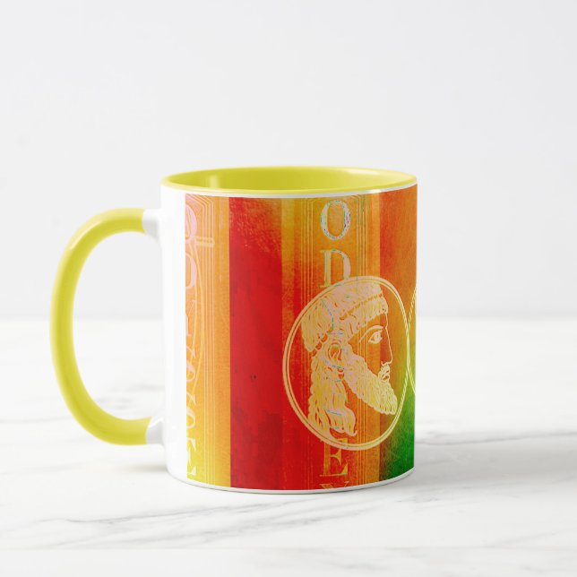 Homers Odysé Ceramic Mugg (Vänster)