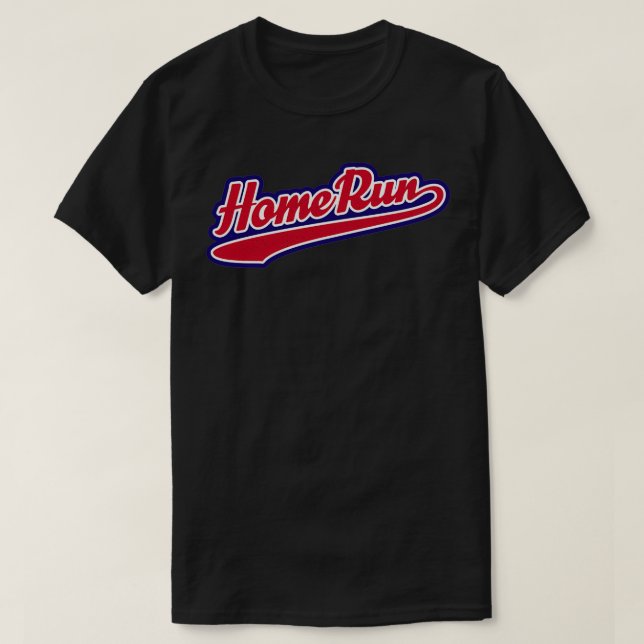 HOMERUN Red White amp Blue T Shirt (Design framsida)