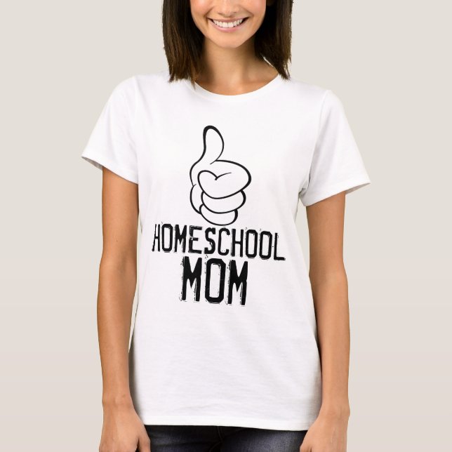 HOMESCHOL MAMMA t-shirts (Framsida)