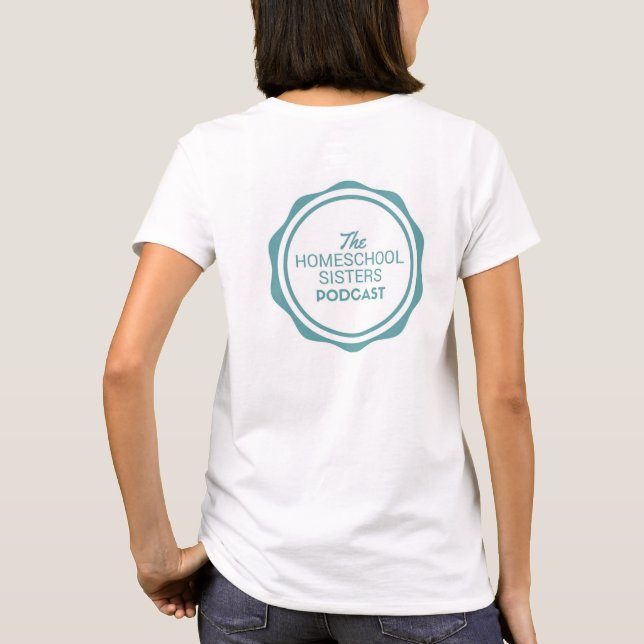 Homeschool är mitt driftstopp tee (Baksida)