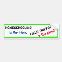 Homeschool bildekal - fält Trippin