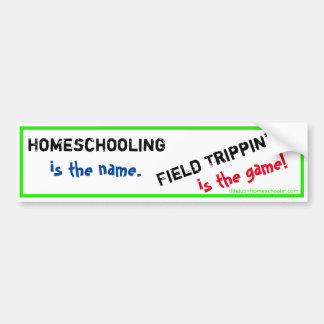 Homeschool bildekal - fält Trippin