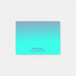 Homeschool CEO Blue Post-it Block