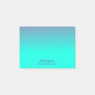 Homeschool CEO Blue Post-it Block