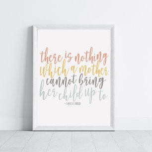 Homeschool Citote Rainbow Pastel Charlotte Mason Poster
