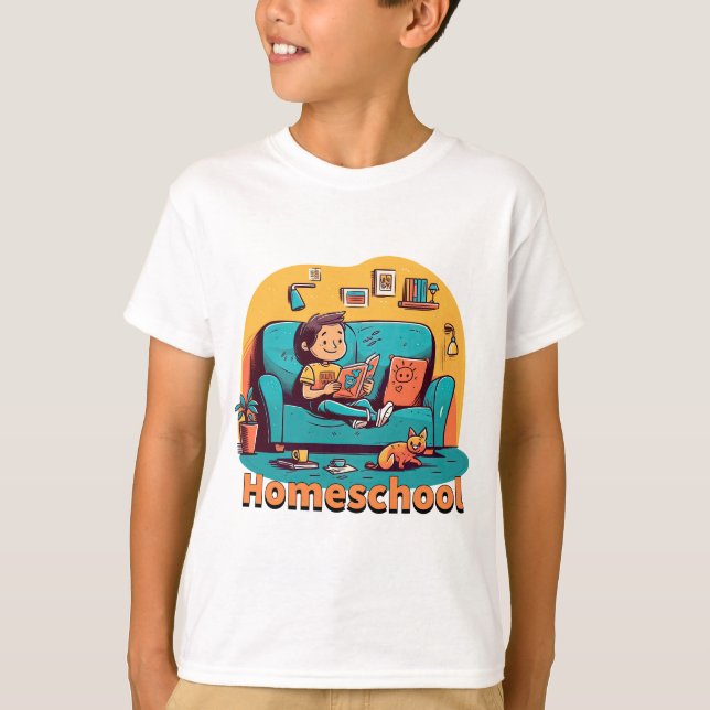 Homeschool Comfort T Shirt (Framsida)